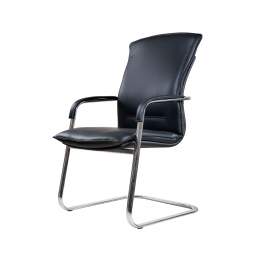 Кресло Берлин В кожа хром